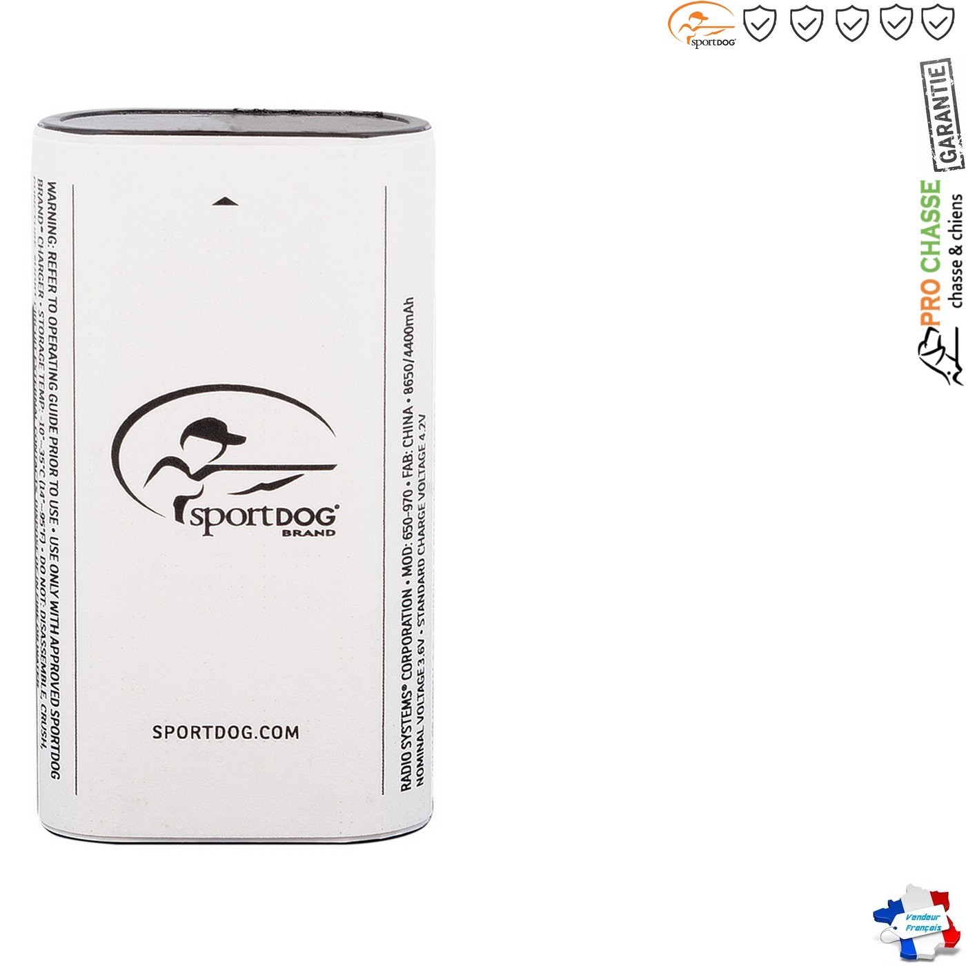 Batteria Da 6400mAh Per Collare SportDOG Tek 2.0 GPS – V2HBATT, 650-970, 3.7V, Ioni Di Litio, Ricambio Ad Alta Capacità, Compatibile E Testata