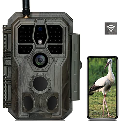 Caméra de chasse 4K caméra animalière WiFi bluetooth 32MP avec