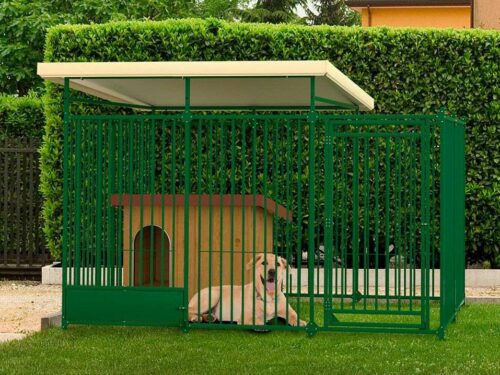 Chenil Pour chien Avec Barreaux renforcés – Panneaux modulaires