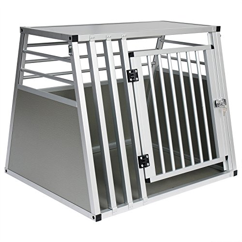 Cage box caisse de transport chien mobile aluminium XXL double nouveau