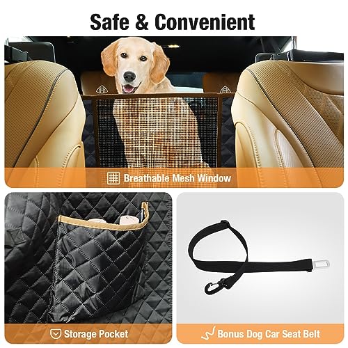 Housse de siège auto pour chien Protection de siège de voiture imperméable  et résistante aux rayures pour chien. Convient à la plupart des camions